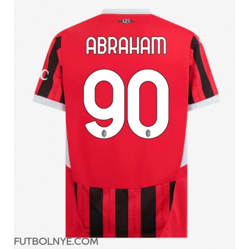 Camiseta AC Milan Tammy Abraham #90 Primera Equipación 2024-25 manga corta